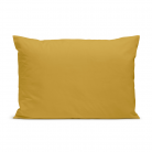 Taie d'oreiller percale - moutarde