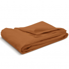 Parure de lit percale 2 personnes - terracotta
