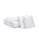 Pack couette + oreillers lavable à 95° - 2 personnes