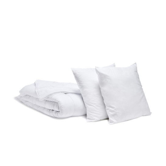 Pack couette et oreillers été - lit 2 places