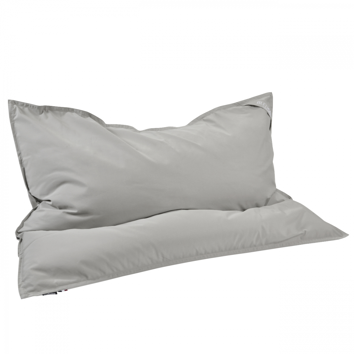 Pouf XL d'extérieur Gris perle