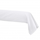Taie de traversin percale - Blanc